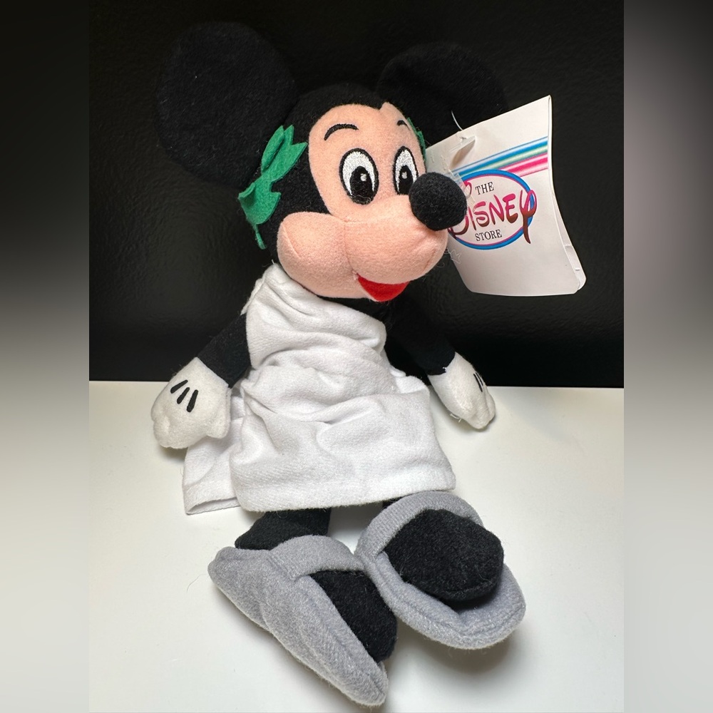 Disney vintage toga Mickey Mouse plush